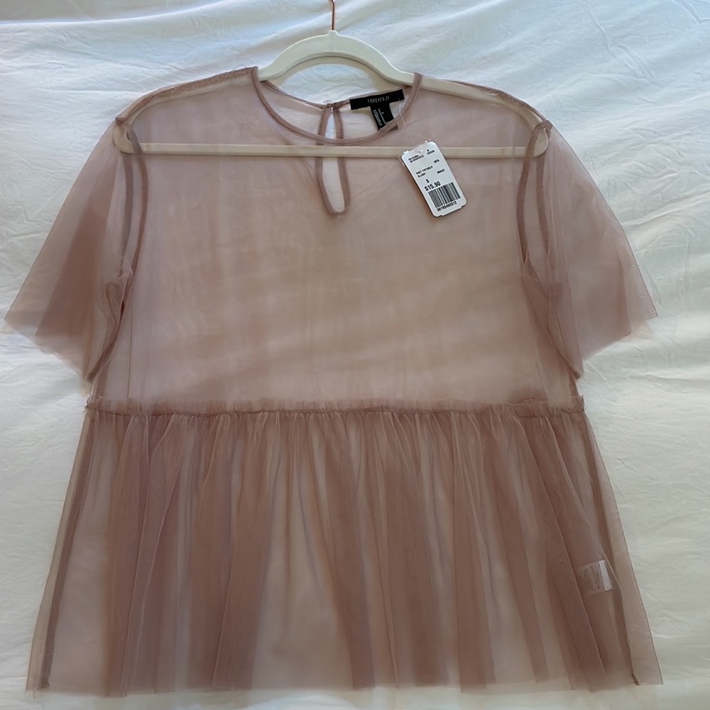 Sheer Pink Top